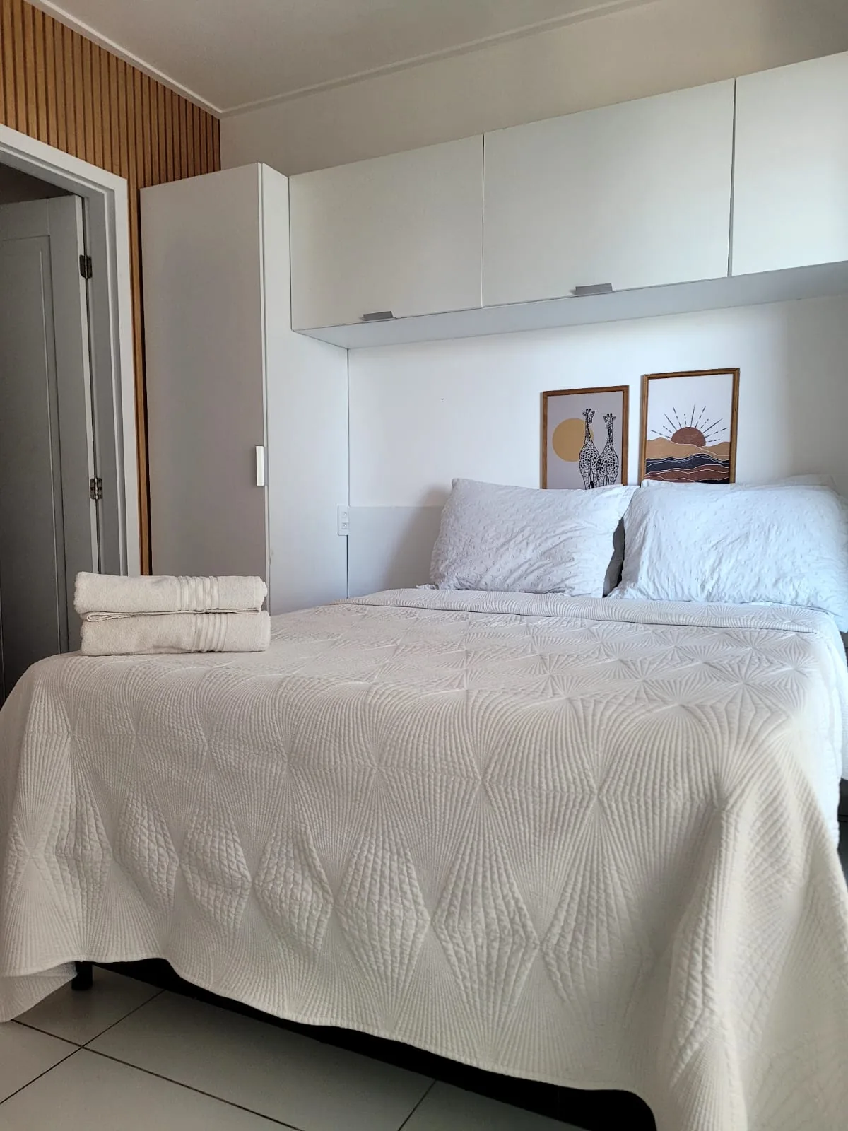 Cama de casal e armários
